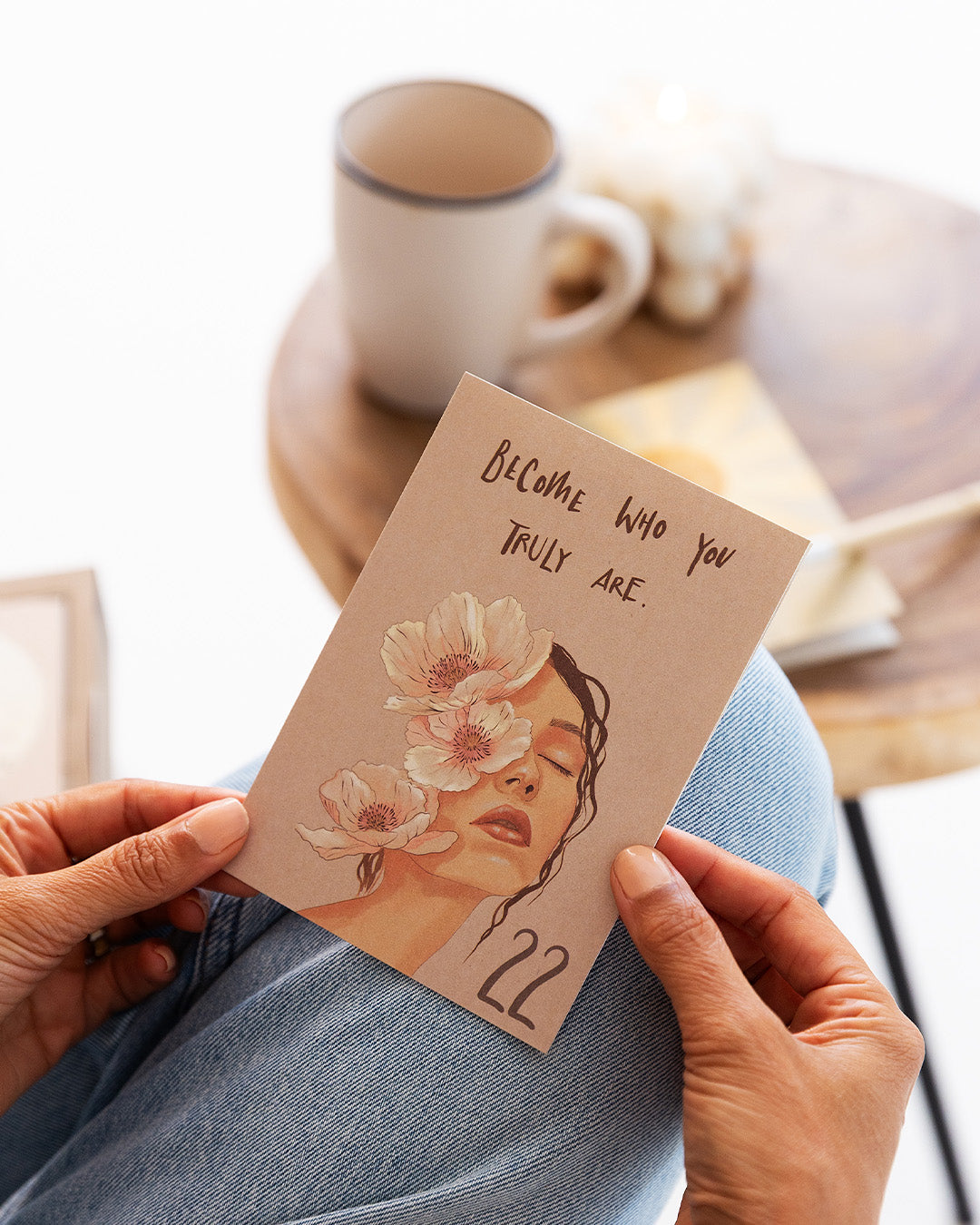 Mindful Adventskalender Selflove, Karte Nr. 22 ,,Become who you truly are''