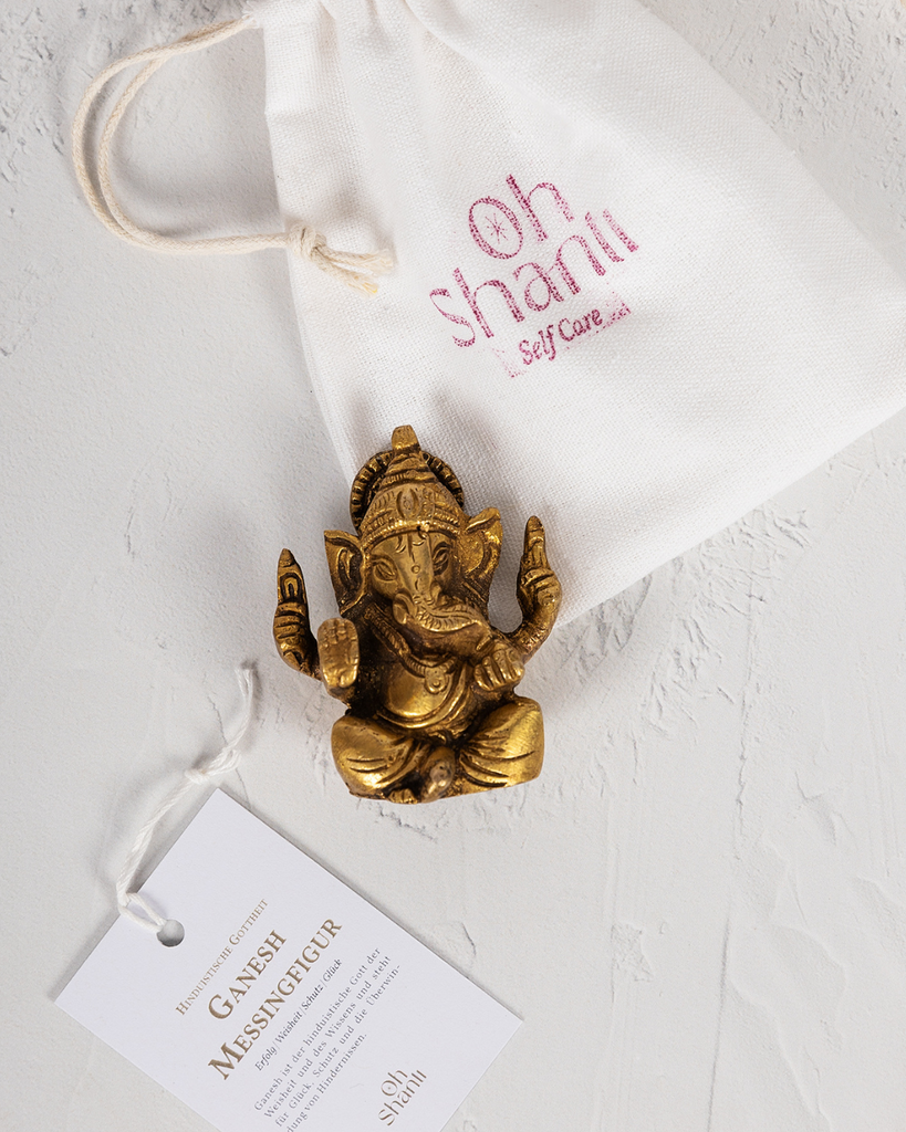 Ganesha Figur Messing