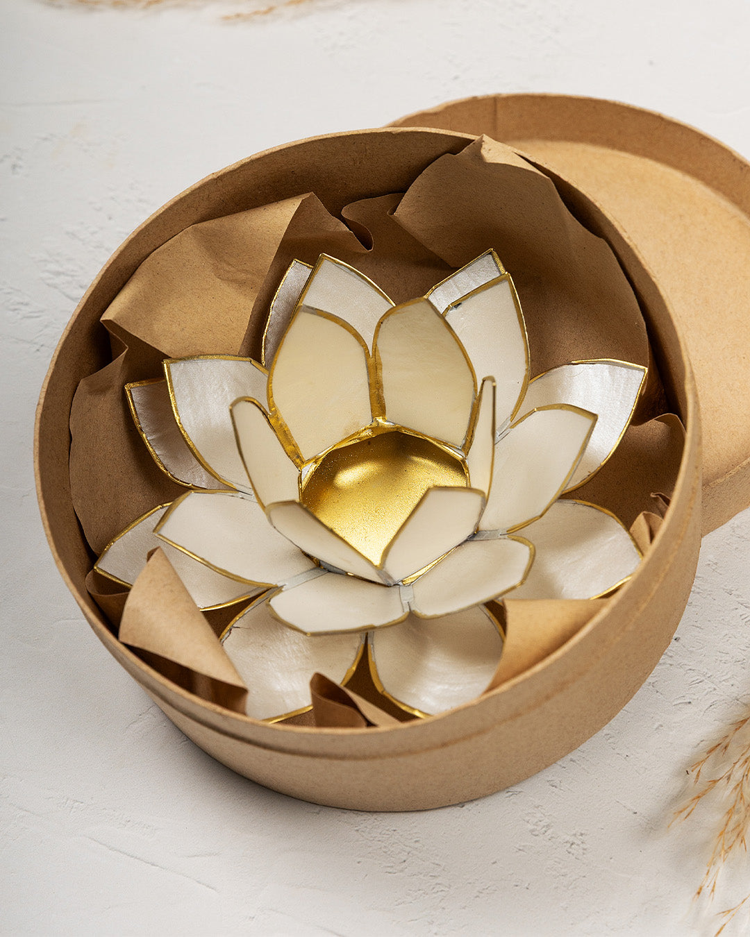 Teelichthalter Lotus