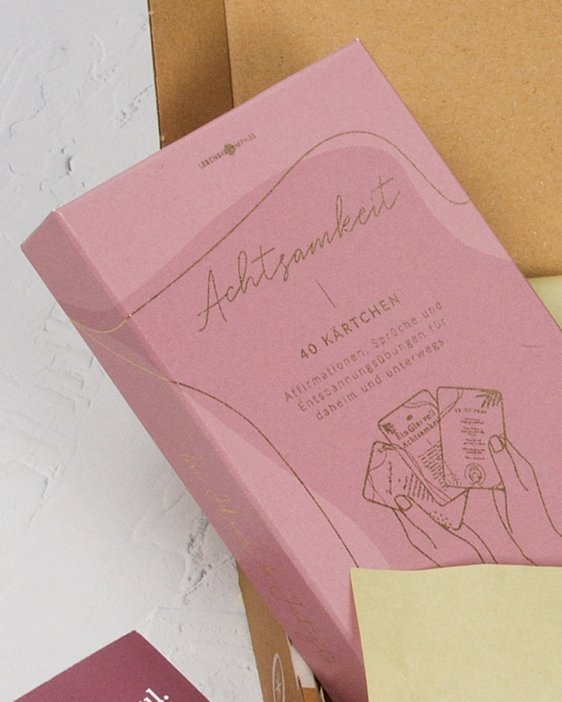 Achtsamkeit Geschenk Karten