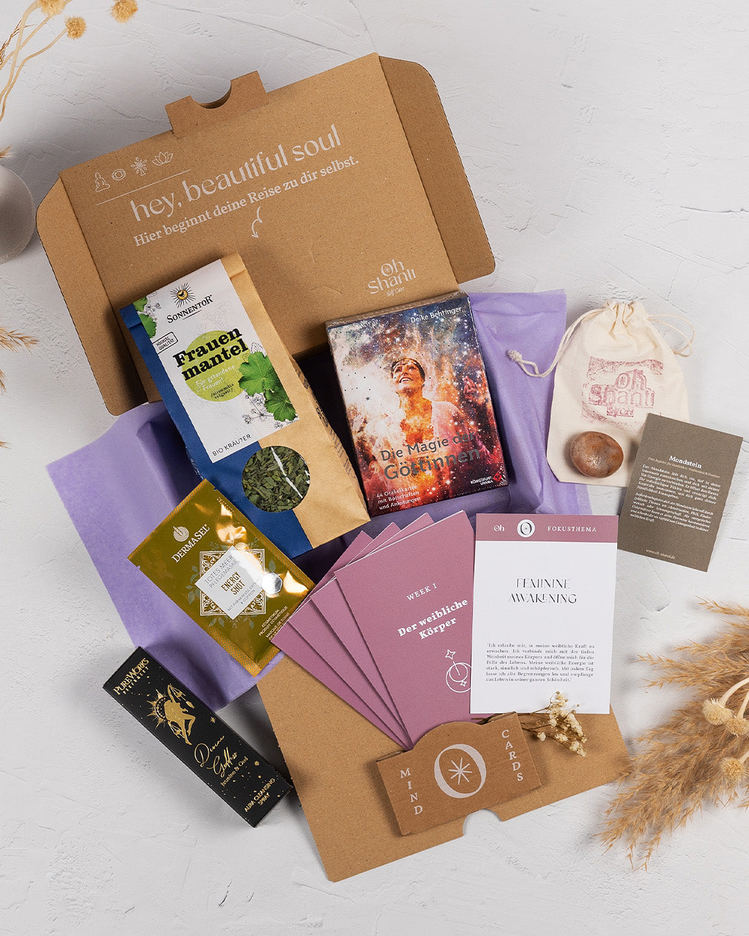 Female Goddess Oh Shanti Box mit Inhalt