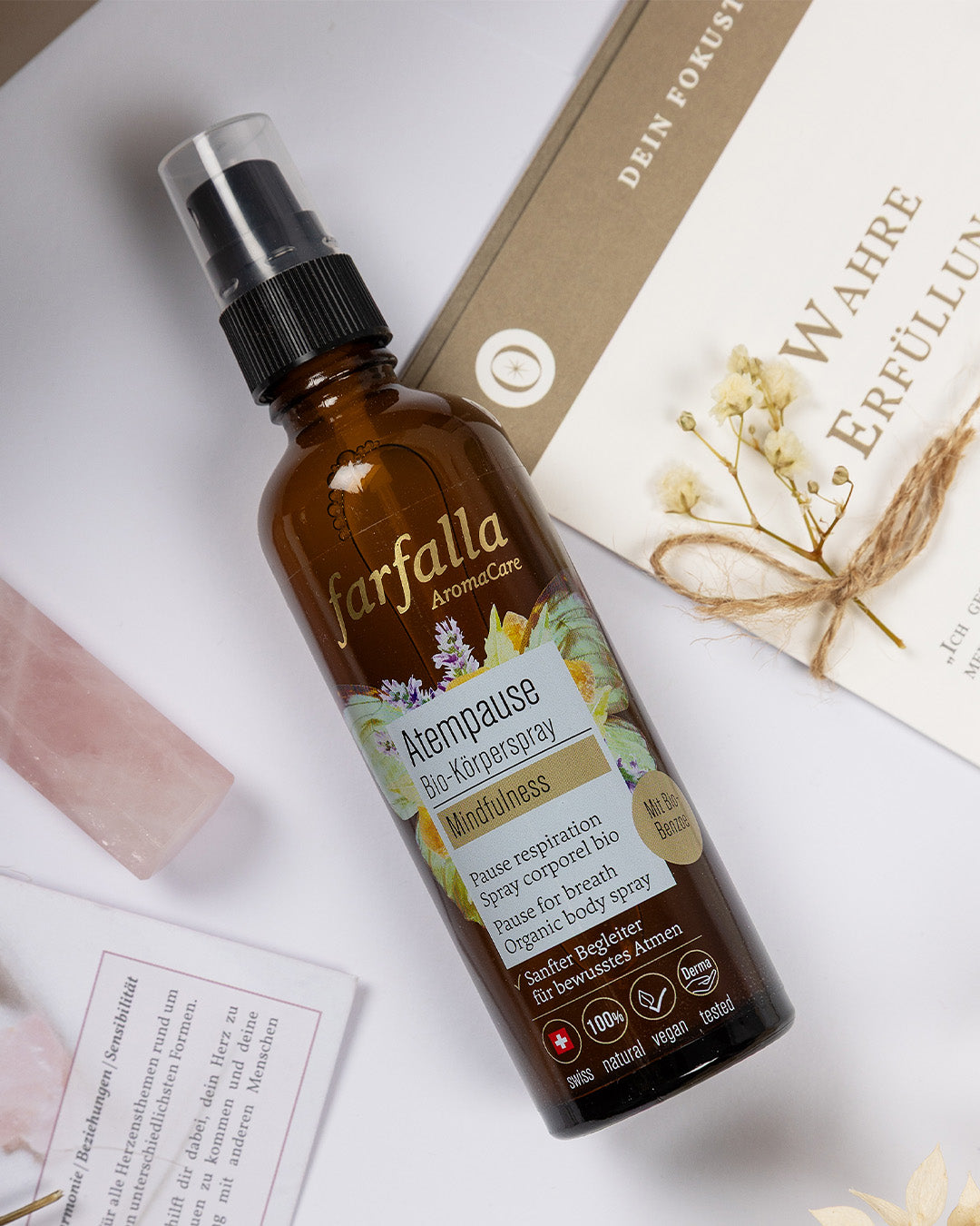 Farfalla Atempause Bio-Körperspray Mindfulness