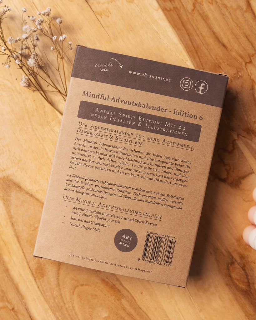 Mindful Adventskalender Animal Spirit Edition
