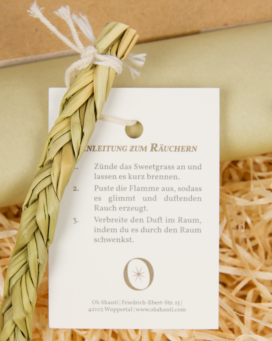 Suessgras Anleitung Räuchern