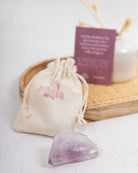 Amethyst Stein mit Beutel