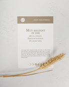 Geschenk Mut 