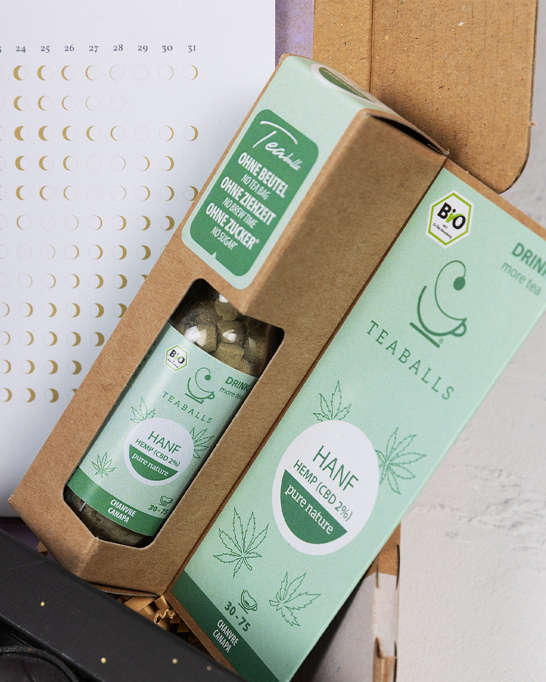 Mondphasen Geschenkbox mit Tee